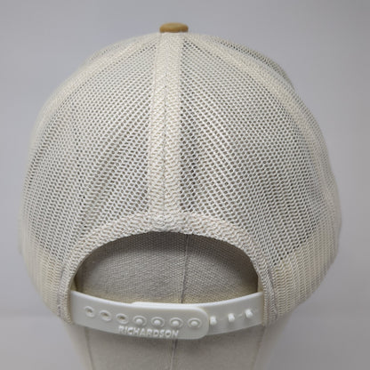 Wilbur-Ellis Leather Patch Snapback Trucker Hat Multi One Size Mesh Back