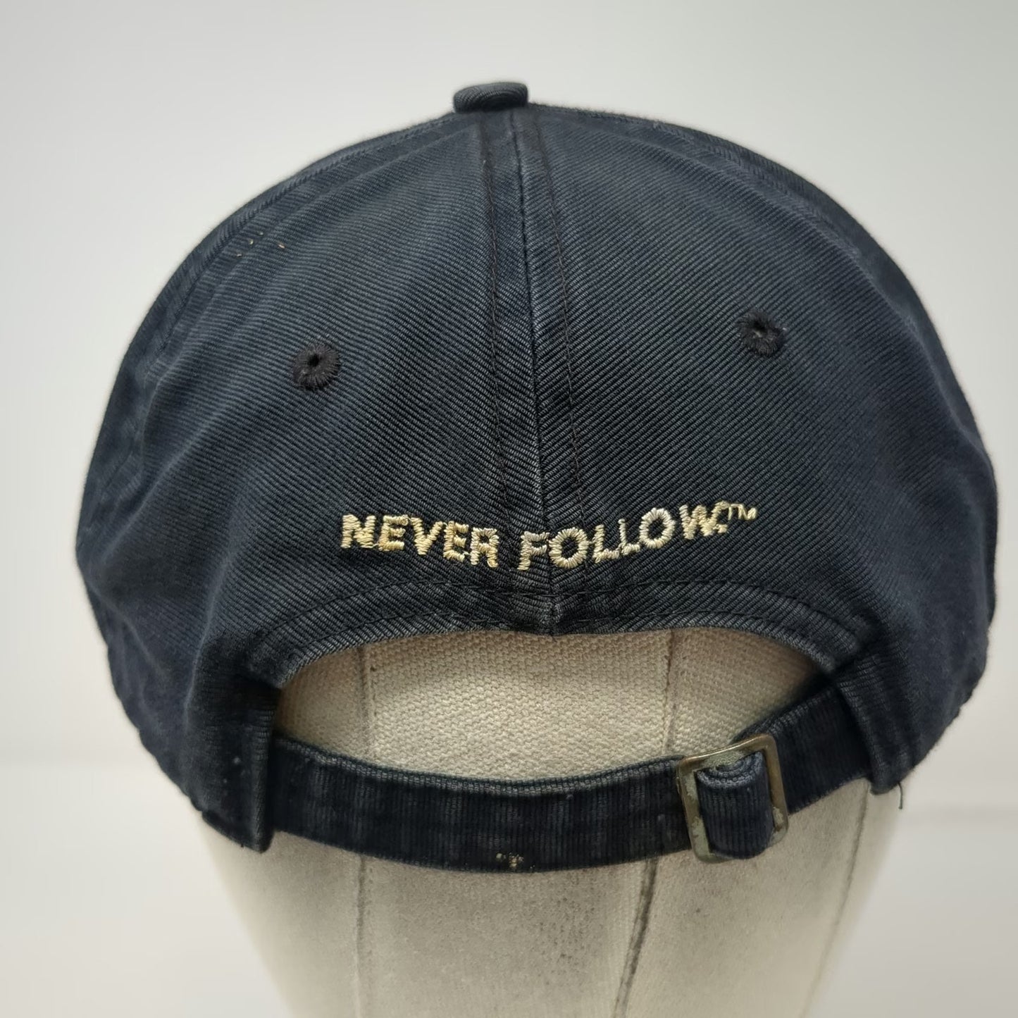 Fahrenheit Baseball Cap Black One Size Audi Logo Never Follow Slideback Hat