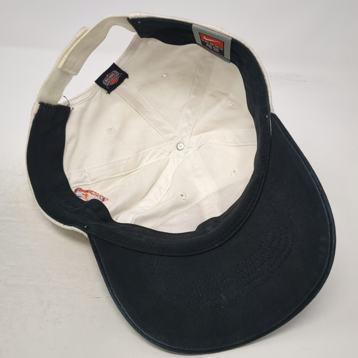 Nike Boise State Broncos NCAA 2007 Fiesta Bowl White OSFM Cap Hat BCS Football