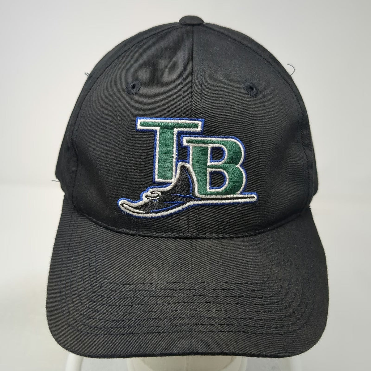 Outdoor Cap Tampa Bay Devil Rays MLB Snapback Hat Black One Size Gray Underbrim
