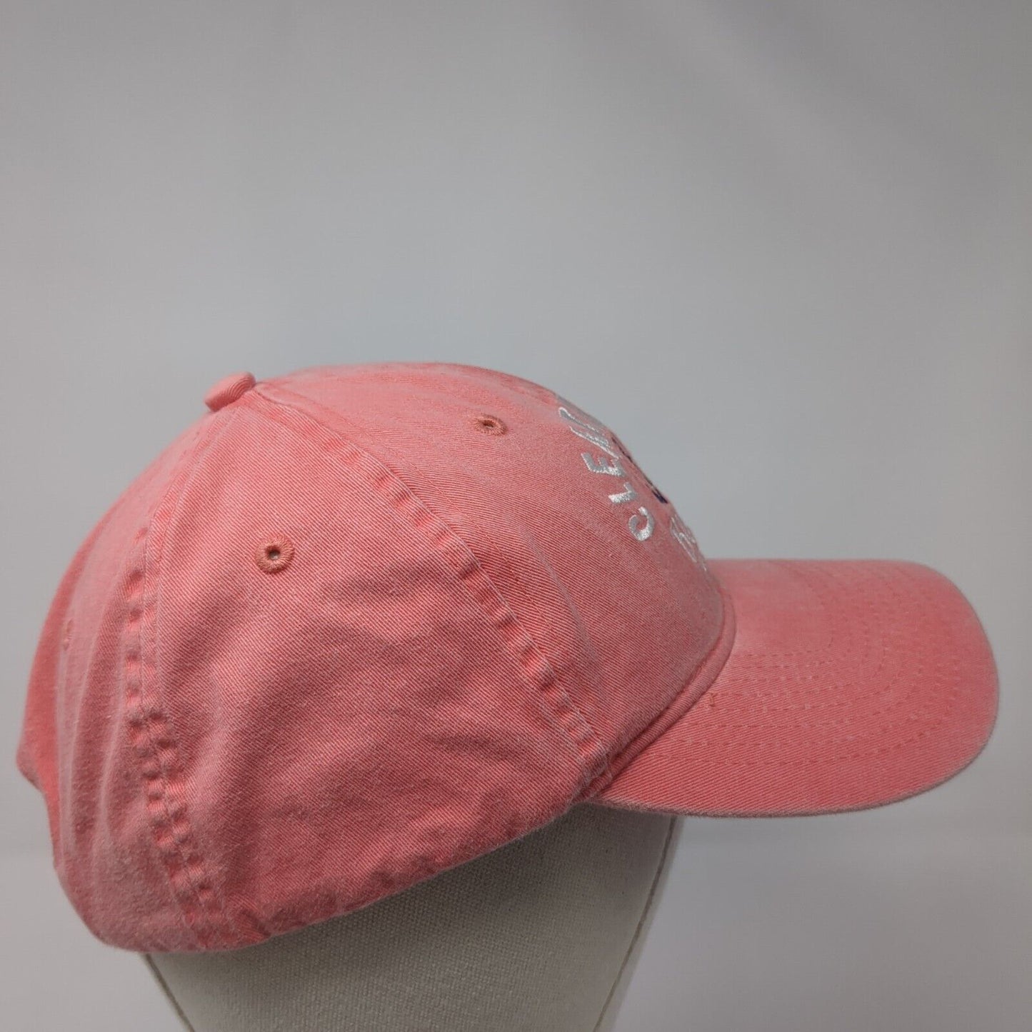 Clearwater Beach Florida Strapback Hat Pink One Size Adjustable 6 Panel