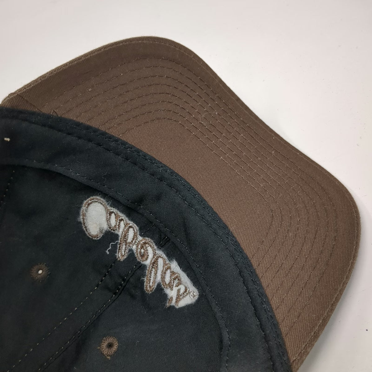 Cabela's Baseball Cap Brown Camo OSFM Strapback Realtree Camouflage Hat Hunting