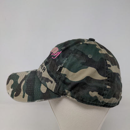 KB Ethos Women's Slideback Camo Hat Jersey Girls Hustle Harder Embroidered Logo