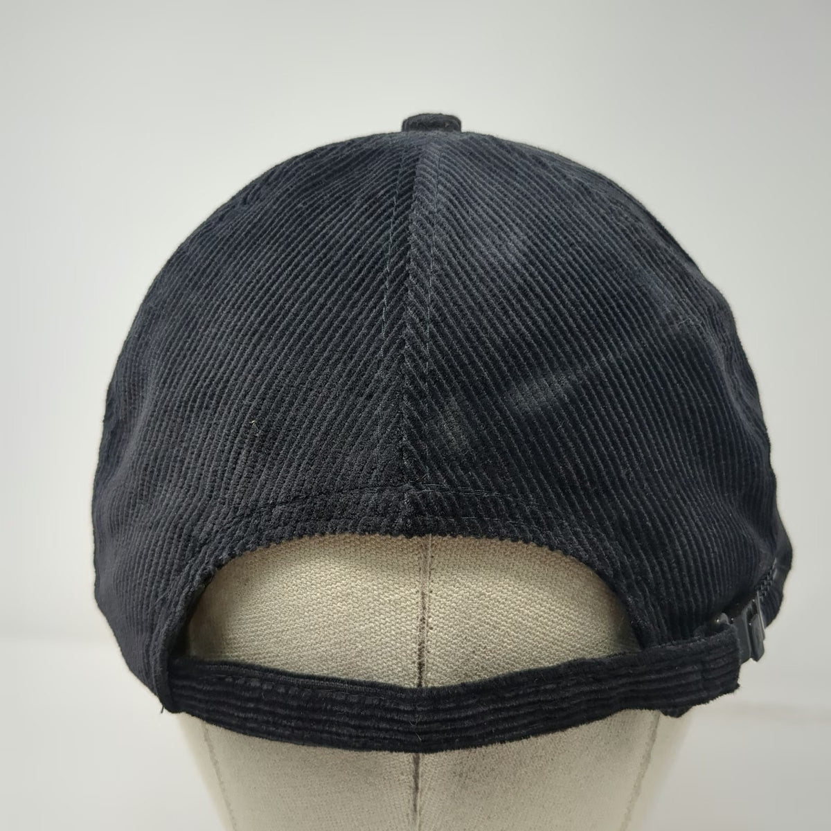 Nissin Trucker Black Hat One Size Chevrolet Red Bowtie Edmark Corduroy Strapback