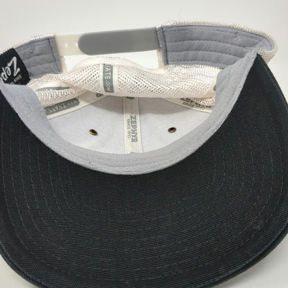 Zephyr Baseball Cap Gray Black One Size Lake Tahoe Red Hut Mesh Snapback Hat