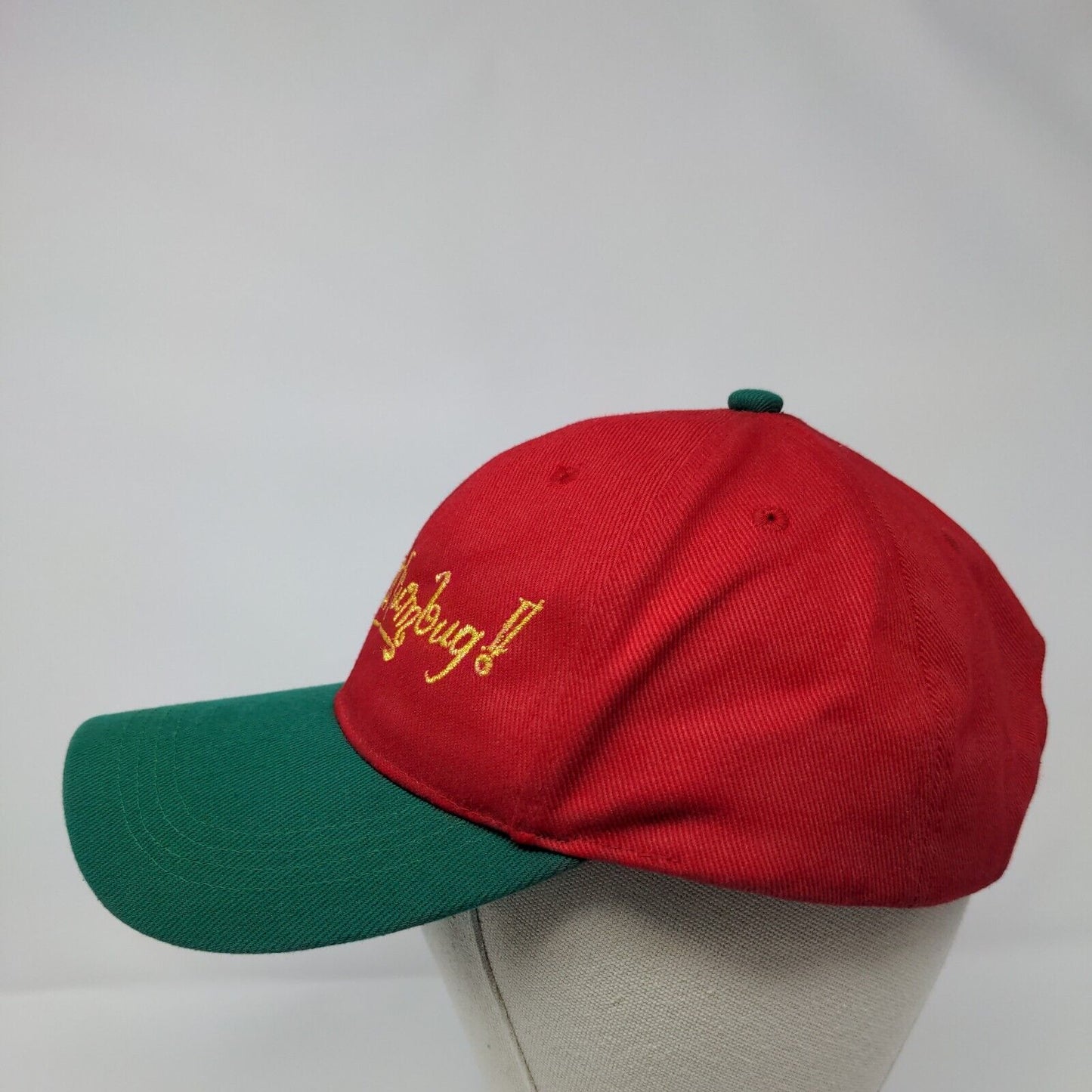 Bah Humbug Adult Snapback Hat Multicolor OSFA Adjustable Embroidered Cotton