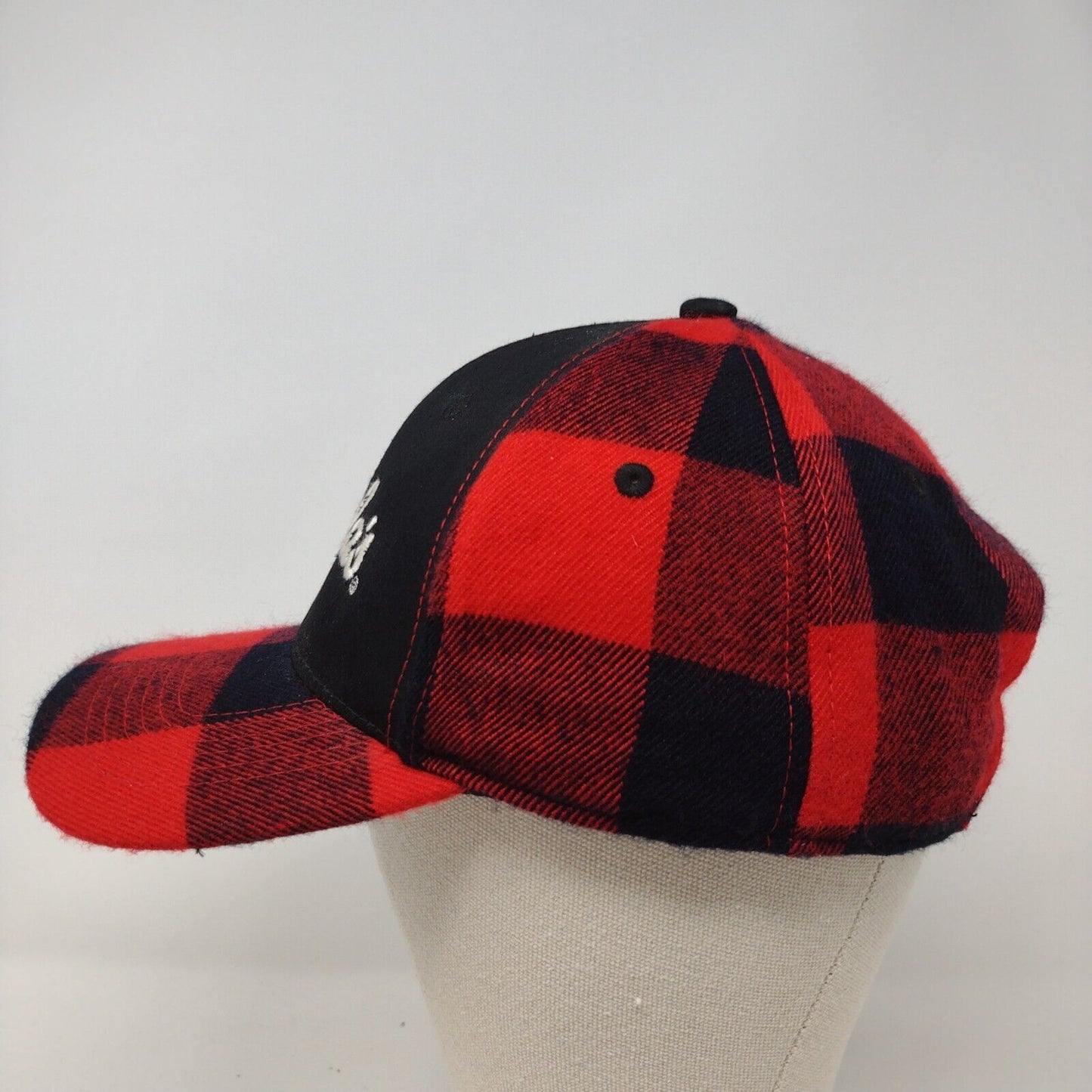 Cabela's Snapback Hat Multicolor OSFA Adjustable Check 6 Panel Cotton