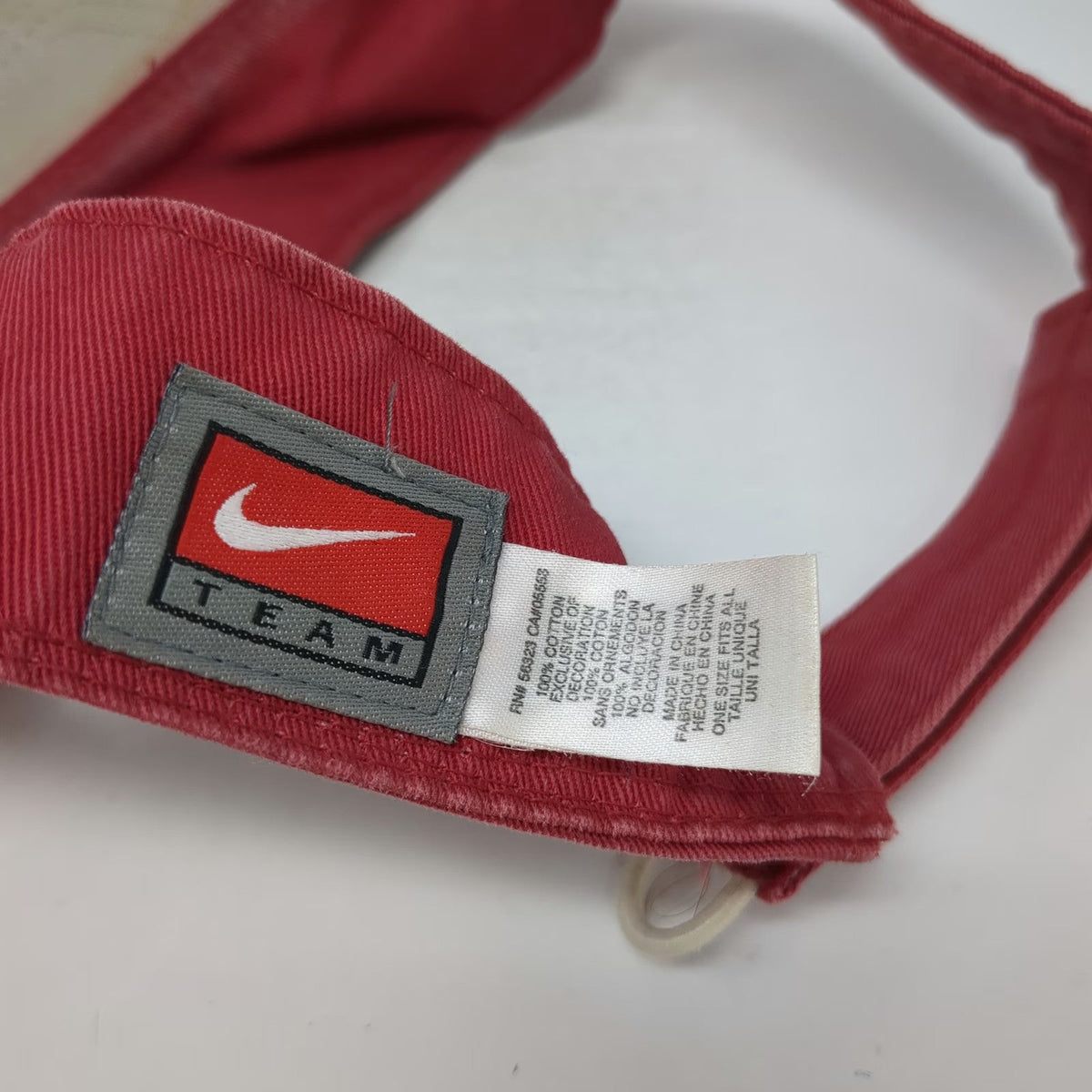 Nike Washington State Cougars NCAA Red Visor One Size Hat White Piping Strapback