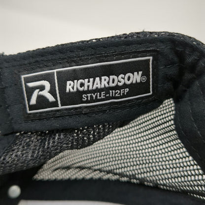 Richardson Trucker Hat Gray One Size Snapback Cow Patch Zoetis Animal Health