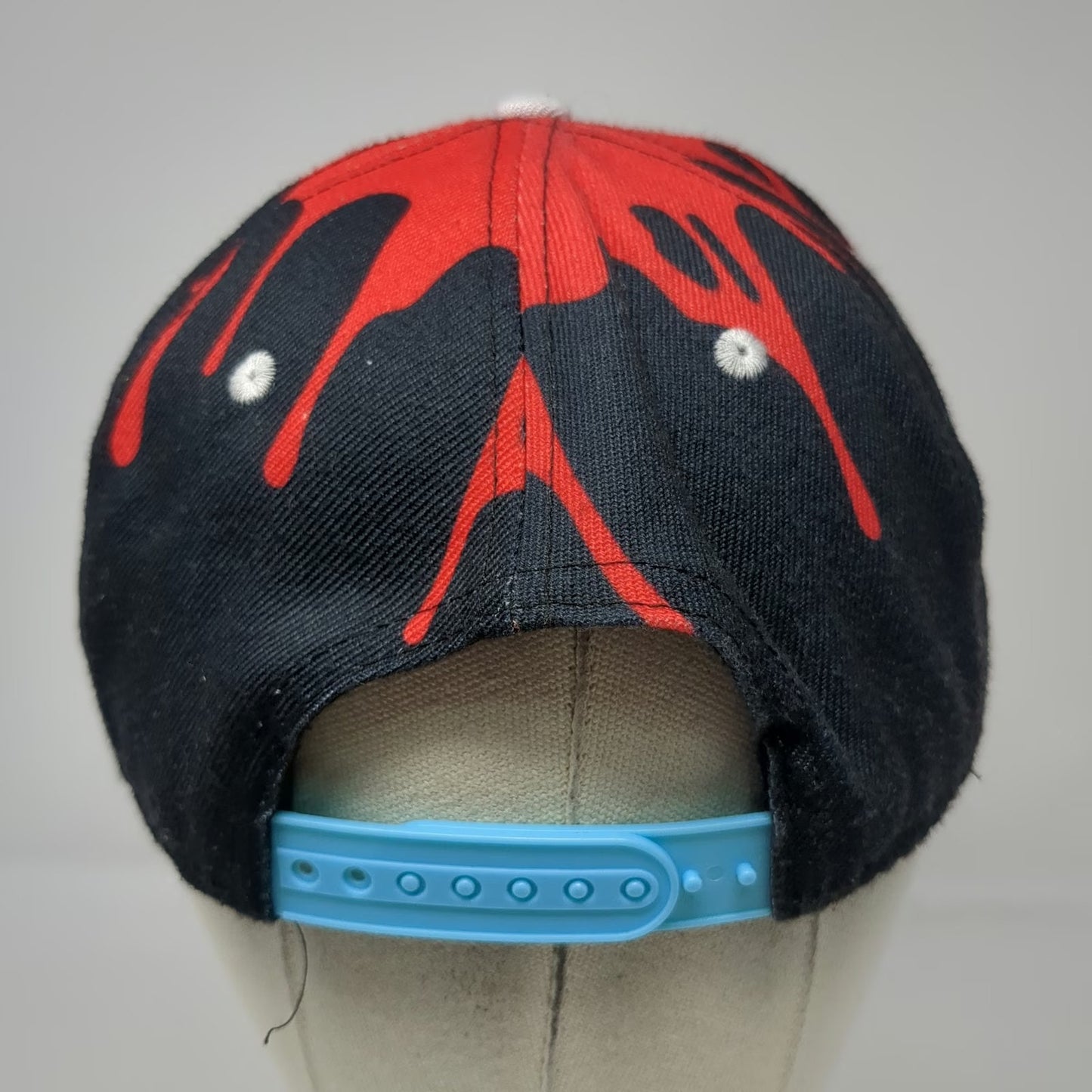 Headgear Classics Snapback Black Red One Size Jaws Movie Shark Blood Drip Hat