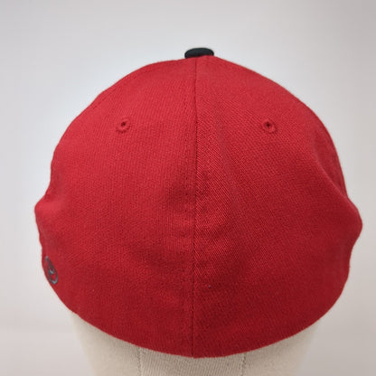 SC Fitted Hat Red S-M Flexfit Embroidered Colorblock Richardson Pulse