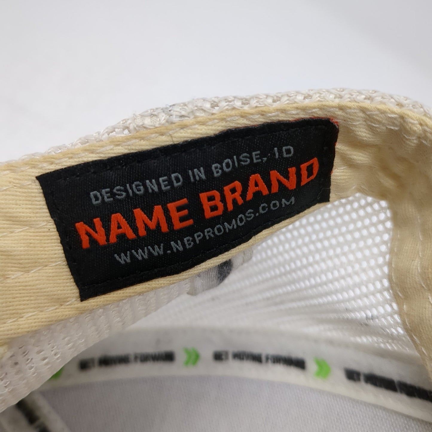 Get Moving Forward Snapback Trucker Hat Gray One Size Mesh Back Outdoor