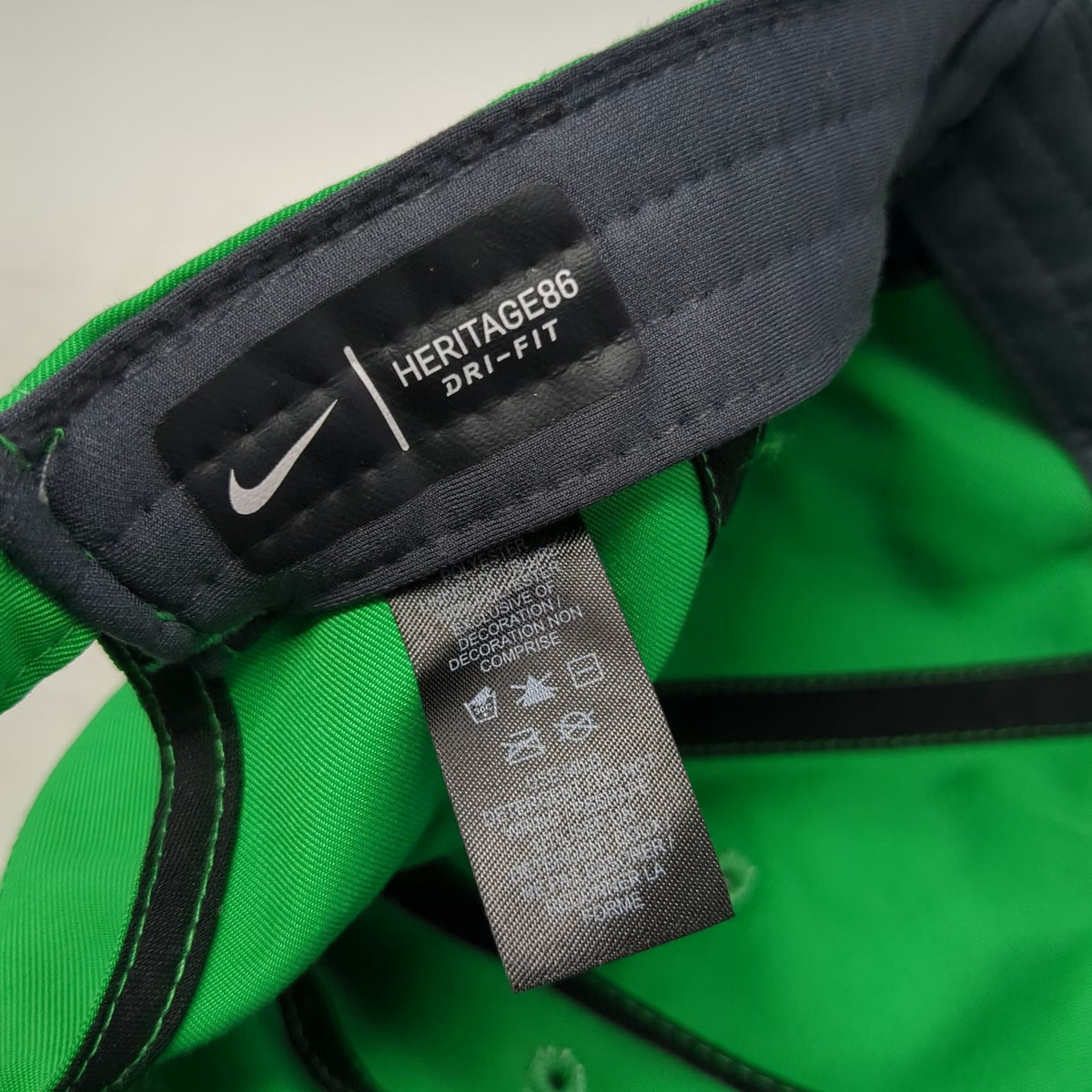 Nike Baseball Cap Green One Size Silver Swoosh 7-Eleven Grand Excellence Hat