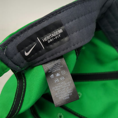 Nike Baseball Cap Green One Size Silver Swoosh 7-Eleven Grand Excellence Hat