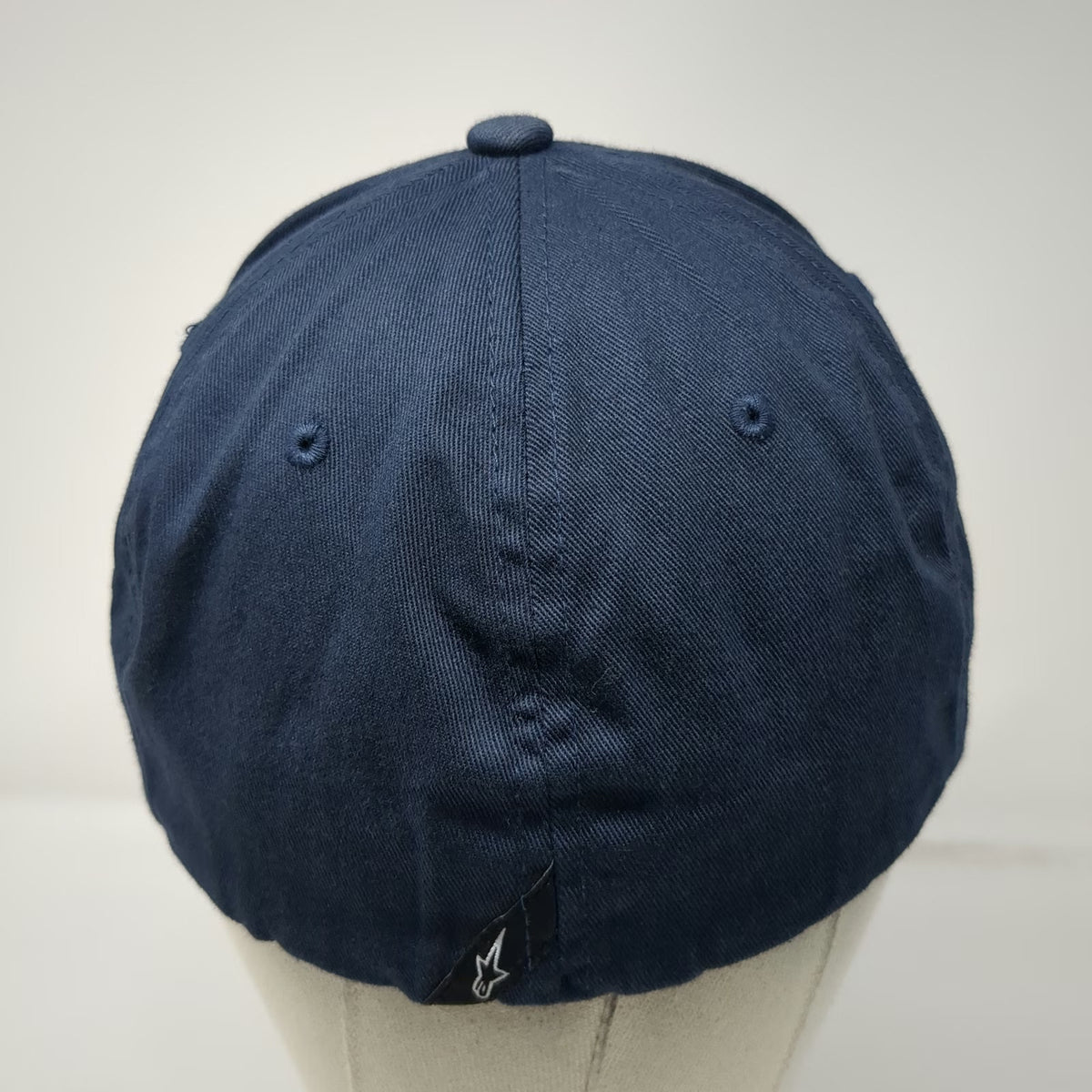 Alpinestars Baseball Cap Blue 7 1/2 Hat Flexfit Embroidered Astar Logo Large XL
