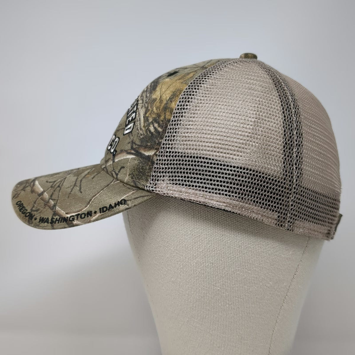 Consolidated Supply Co Baseball Cap Green One Size Camo Mesh Northwest Trade Hat