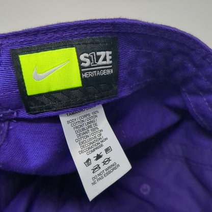 Nike LSU Tigers NCAA Purple One Size Geaux Heritage86 Adjustable Slideback Hat