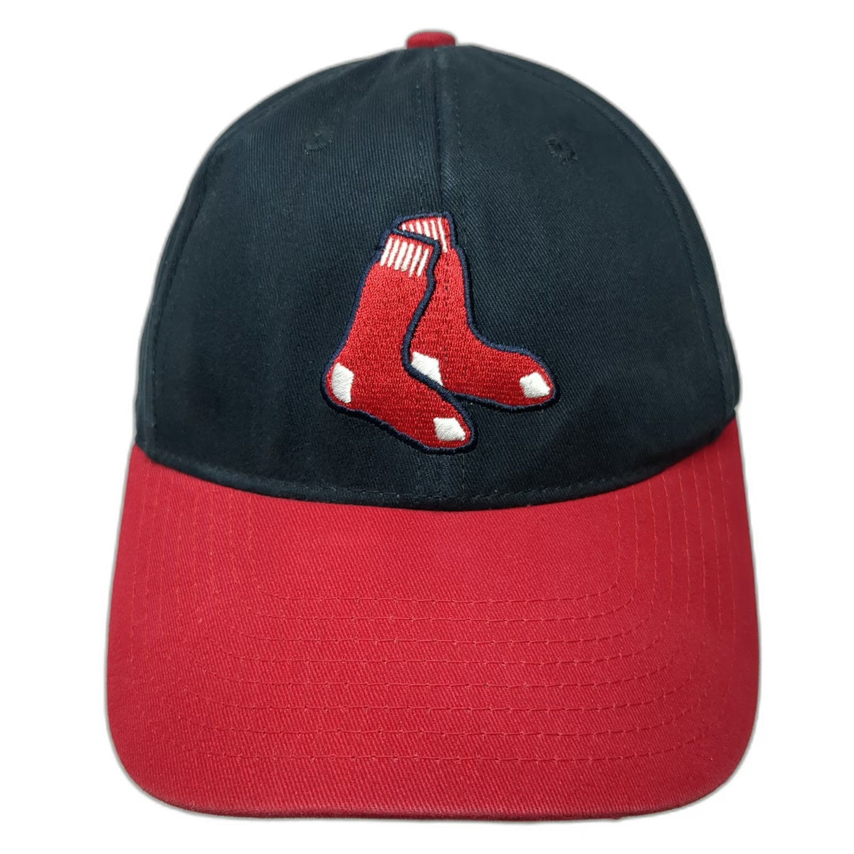 Boston Red Sox MLB Fan Favorite Baseball Cap Blue Red White One Size Strapback