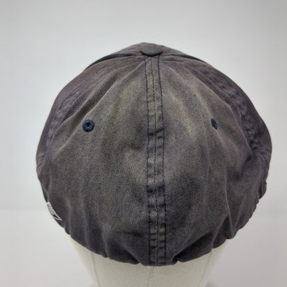 MYS Fitted Hat Blue 7 3/8-8 Stretch Solid Embroidered Pacific Headwear