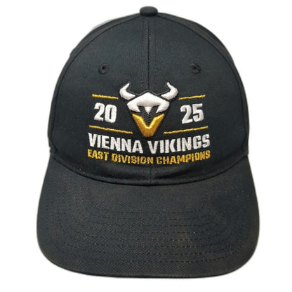 Vienna Vikings ELF K Pro Baseball Cap Black One Size East Division Champions