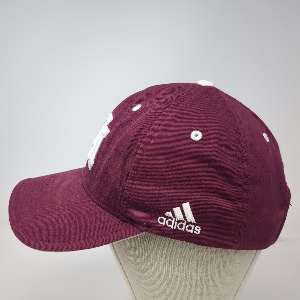 Adidas Montana Grizzlies NCAA Red One Size Cap Strapback Hat Griz UM Logo