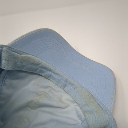 Peace Symbol Slideback Hat Blue One Size Adjustable Solid Life Is Good