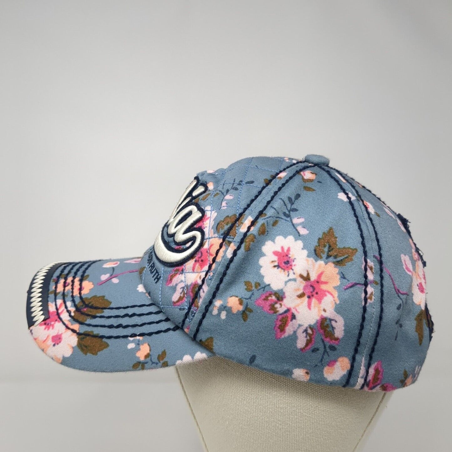 Italia by Robin Ruth Snapback Hat Multicolor OS Adjustable Embroidered Floral