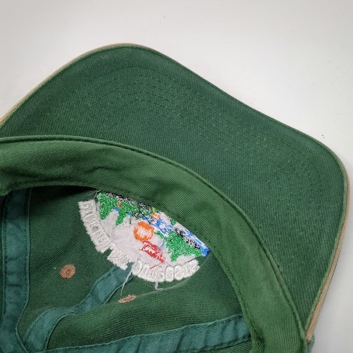AJM International Pickle Lake Outposts Fishing Green One Size Baseball Cap Hat