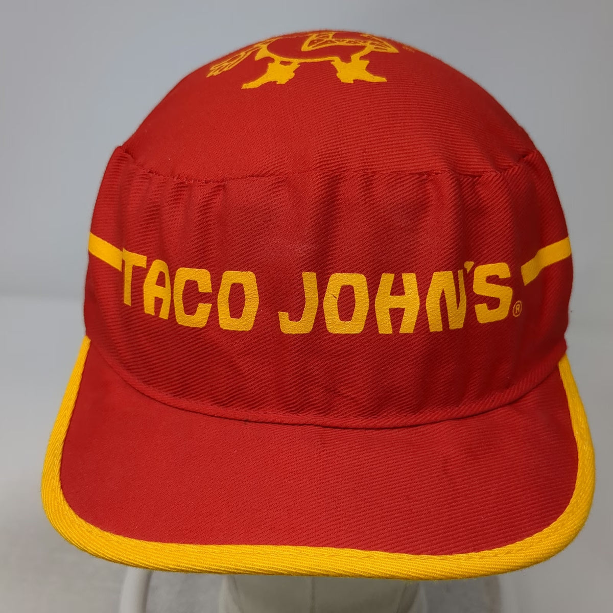 Kopy Kaps Taco John's Red Army Cap One Size Slideback It's Tacorrific Hat USA