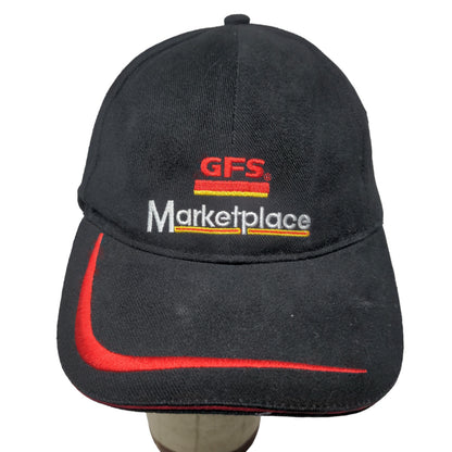 Gordon Food Service Men's Strapback Hat Black Adjustable Embroidered Logo