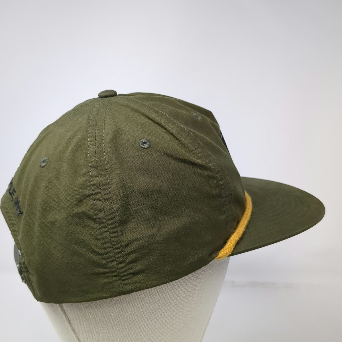 You Know. 5 Panel Green Hat One Size Jackson Hole WY Mountain Rope Snapback