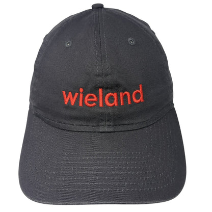 Wieland Slideback Hat Gray One Size Adjustable Embroidered New Era