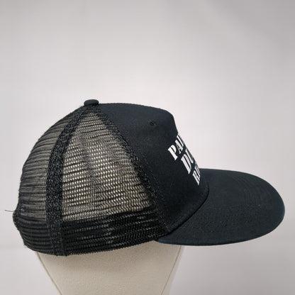 Painting Dunn Right Snapback Trucker Hat Black OS Adjustable Mesh Back BIG X