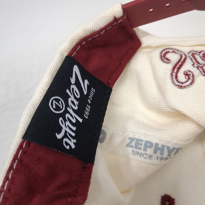Stanford Cardinal NCAA Zephyr Snapback Hat White Red One Size Wool Blend Script