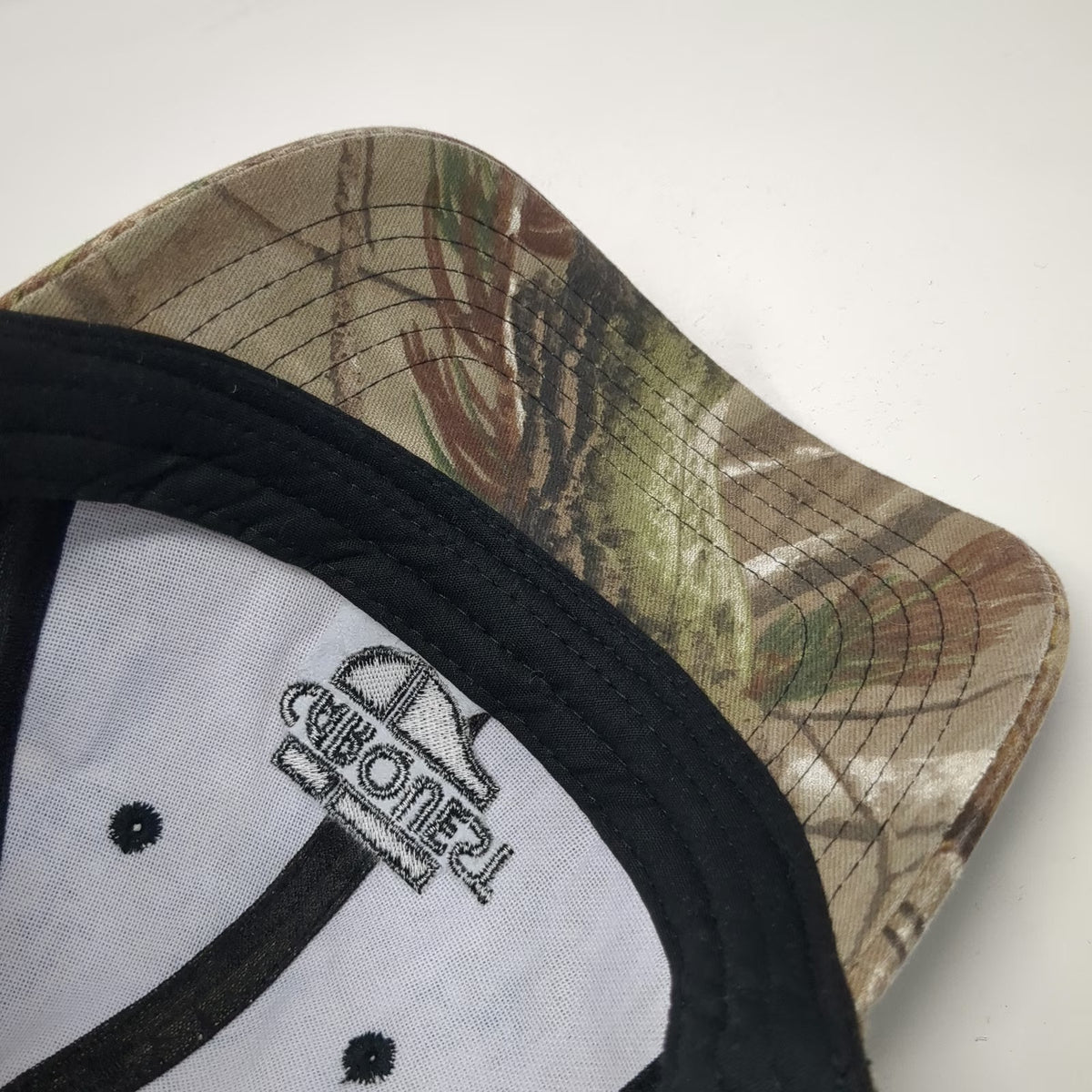 K-Products Baseball Cap Brown OSFM Realtree Camo CARQUEST Auto Parts 6 Panel Hat