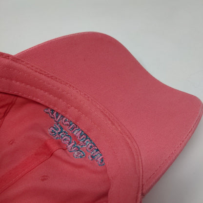 Stone Mountain Park Strapback Hat Pink OS Adjustable Embroidered Jacobson Hat