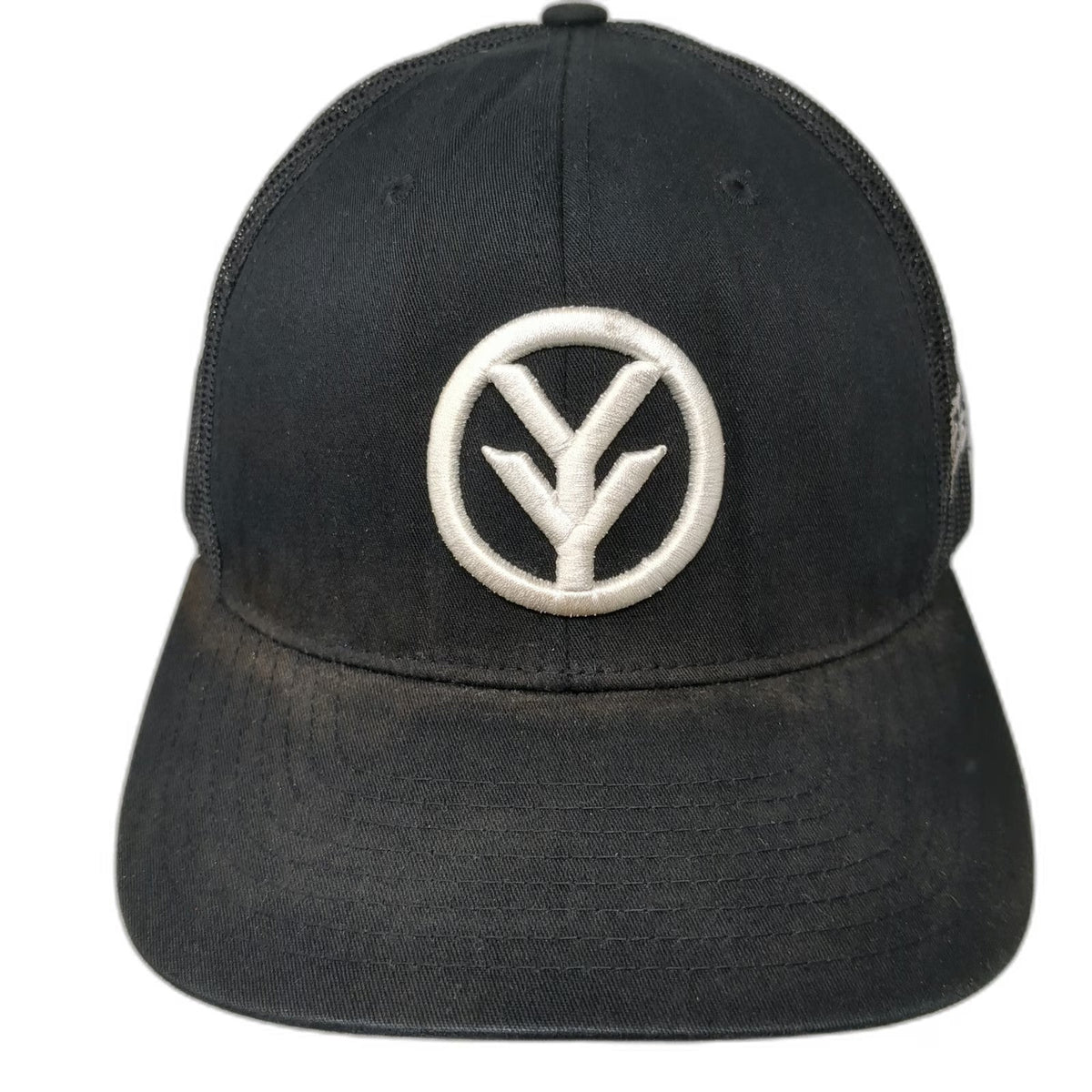 Richardson Trucker Hat Black One Size Yee Yee Logo Mesh Back Snapback Apparel