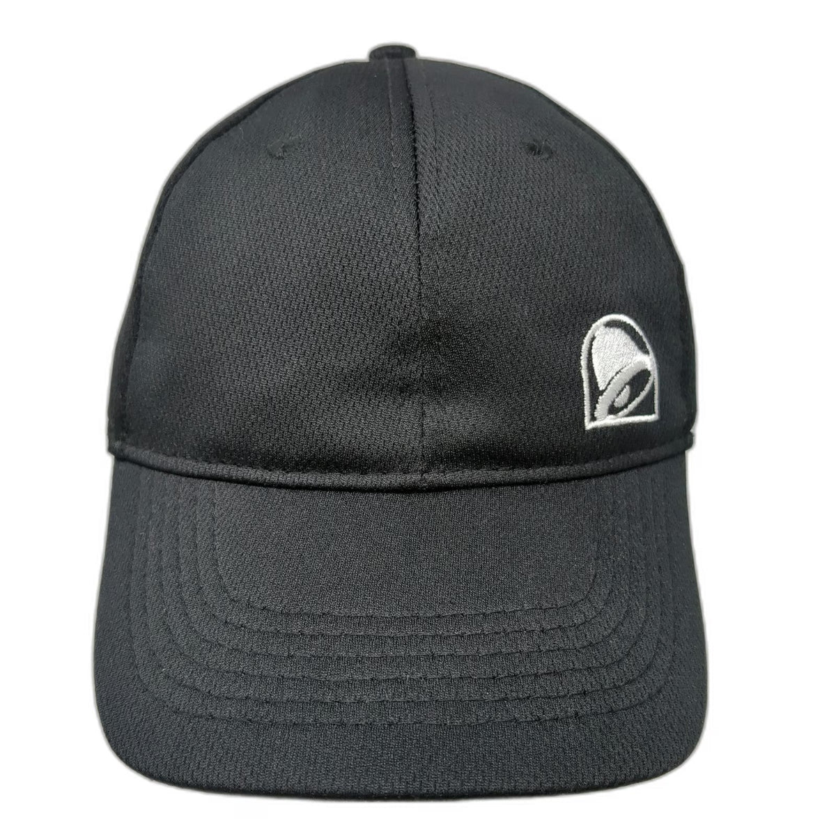 Taco Bell Snapback Hat Black One Size Polyester Embroidered Logo Restaurant Food