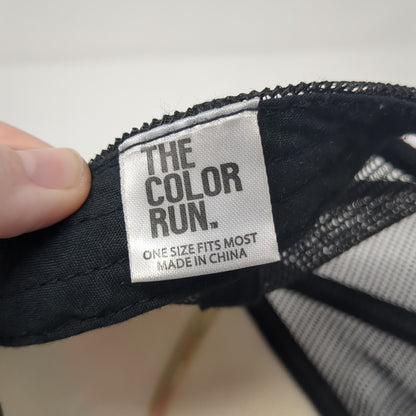 The Color Run Snapback Mesh Back Trucker Hat Multi One Size Striped