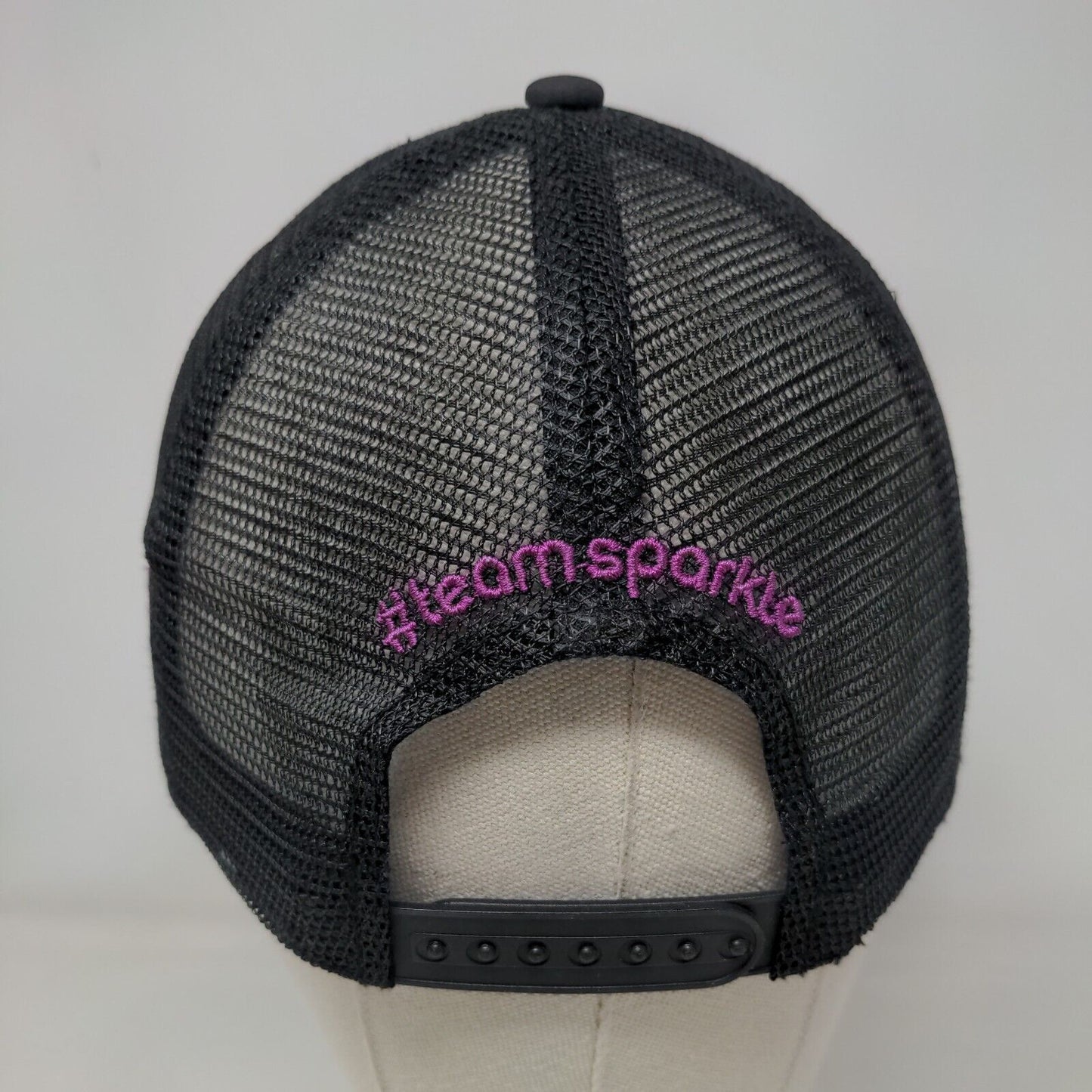 Leg Day Team Sparkle Snapback Trucker Hat Multicolor OS Mesh Back Headsweats