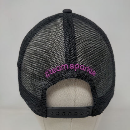 Leg Day Team Sparkle Snapback Trucker Hat Multicolor OS Mesh Back Headsweats