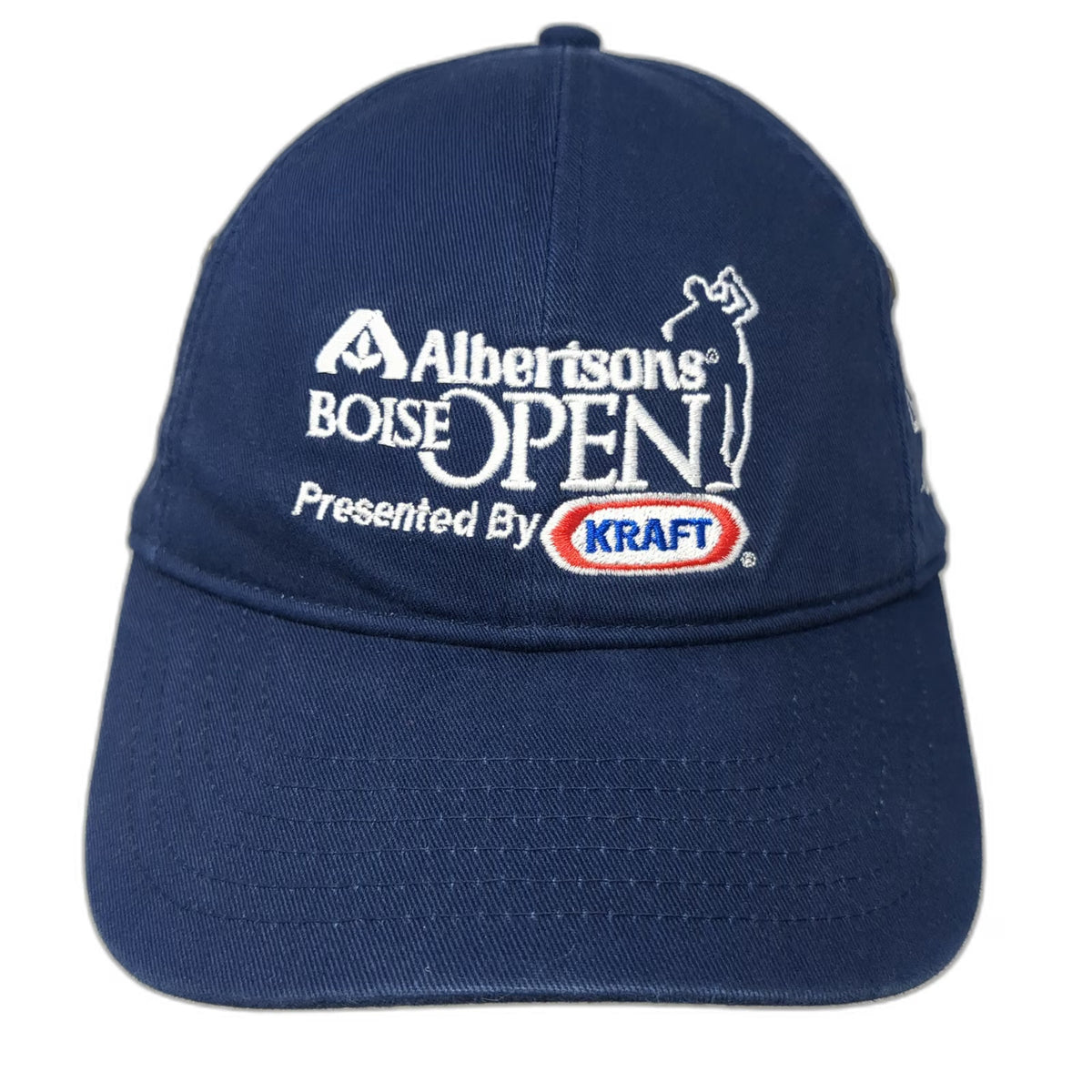 Ivory Baseball Cap Blue One Size Albertsons Boise Open Kraft Golf Nationwide Hat