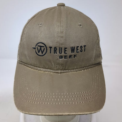 Outdoor Cap Baseball Cap Brown One Size True West Beef Distressed Relaxed hat