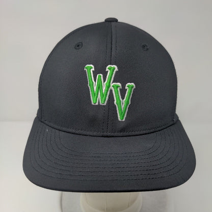 WV Fitted Hat Black S/M HC2 C-Fit Embroidered Vented Holes 6 Panel Champro