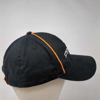 P90X3 Strapback Hat Black One Size Solid Adjustable Embroidered Piping