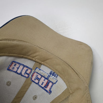 Big Cat Poker Run 2011 Beige Baseball Cap One Size American Flag Stars Race Hat