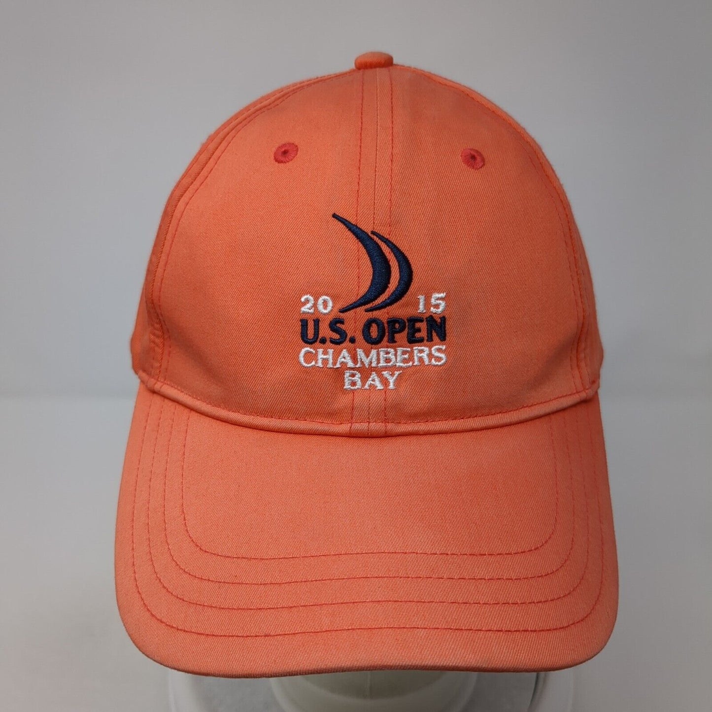 2015 U.S. Open Chambers Bay Slideback Hat Orange One Size Adjustable