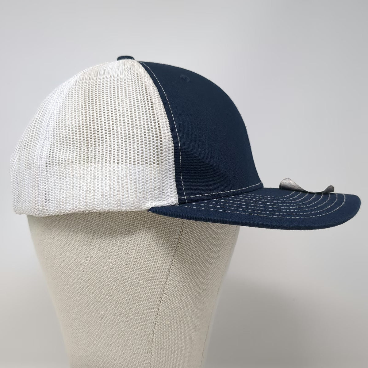 Richardson Trucker Hat Blue One Size Mesh Snapback Simplot Grand View Farms