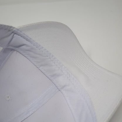 Outdoor Cap Strapback Trucker Hat White One Size Adjustable Mesh Back Blank