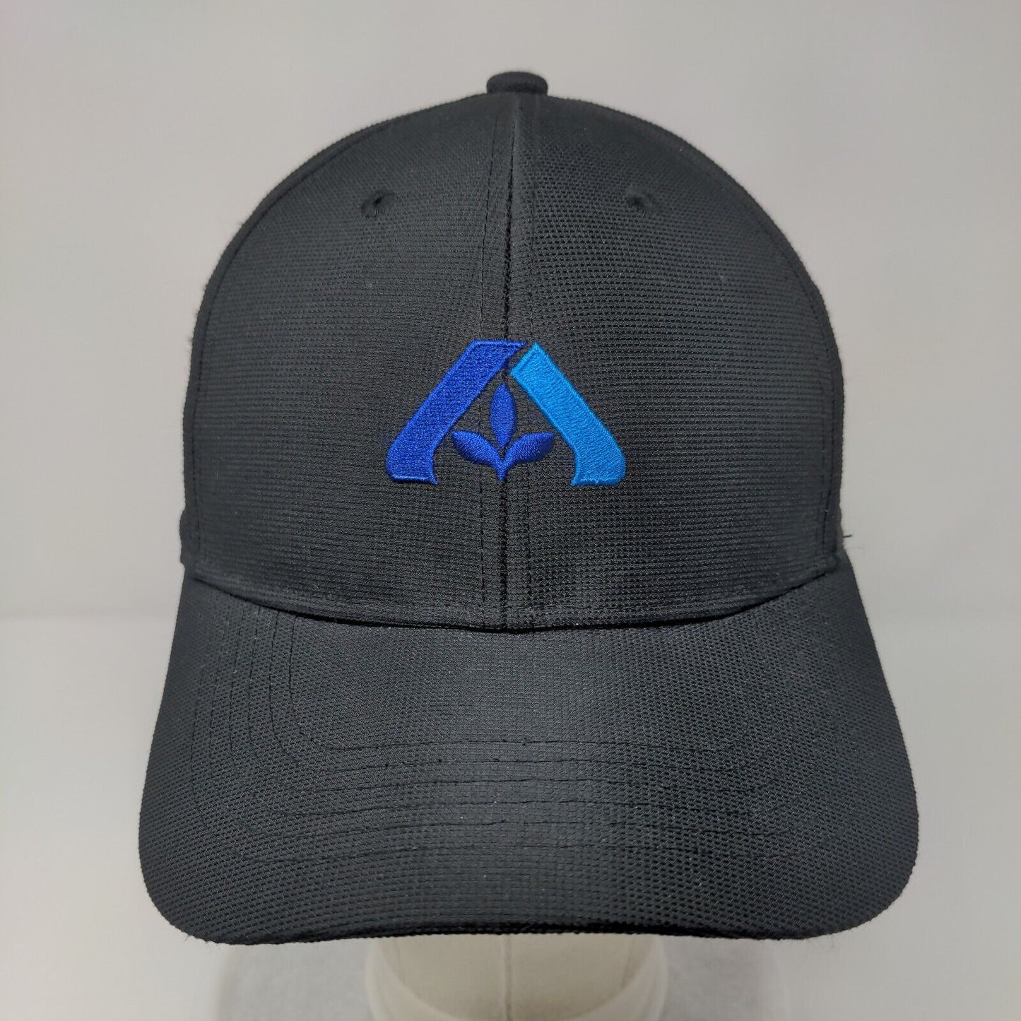 Image Solutions Strapback Hat Black OSFA Adjustable Embroidered 6 Panel